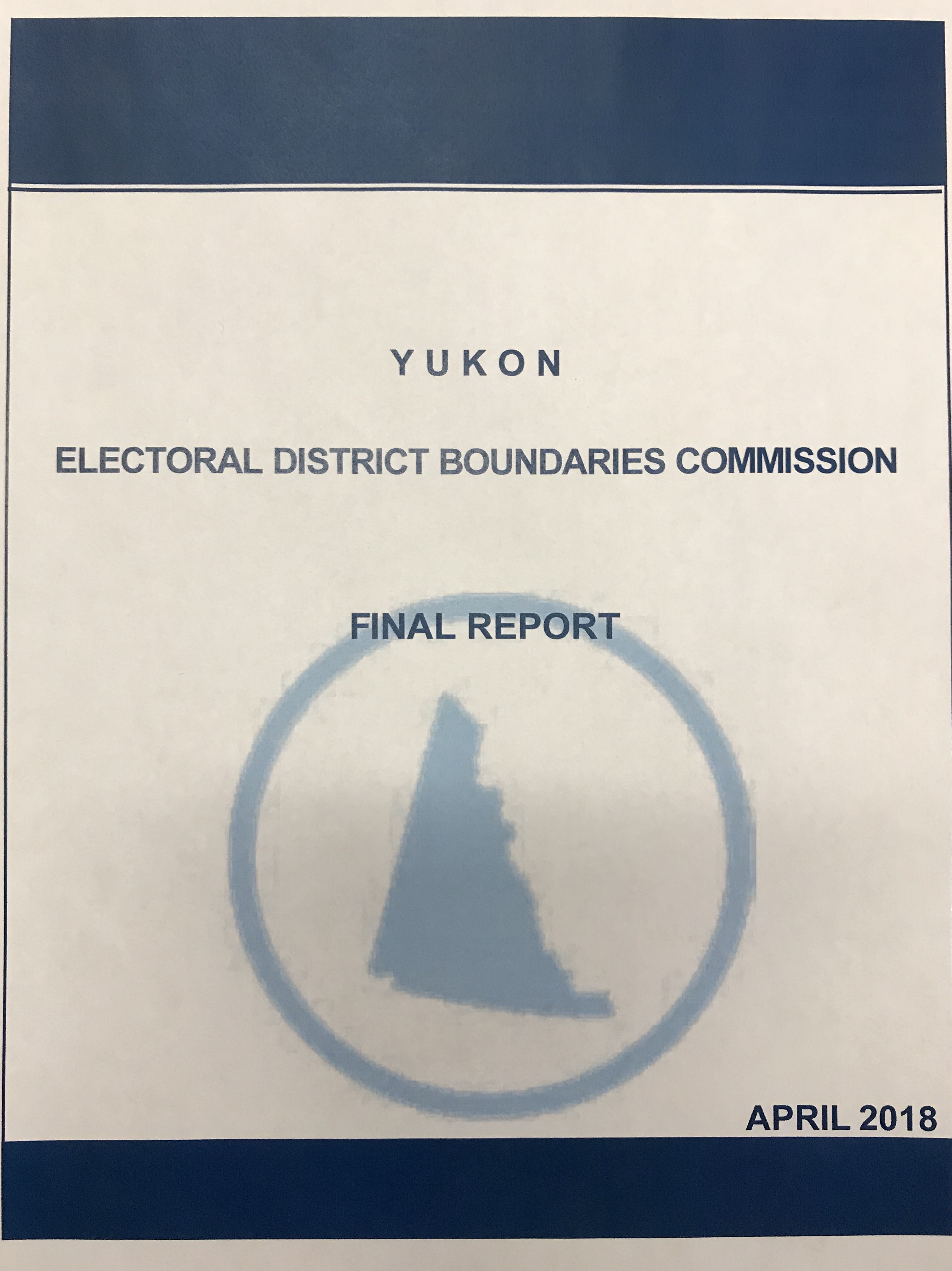 Statement on the Final Report of Electoral District Boundaries